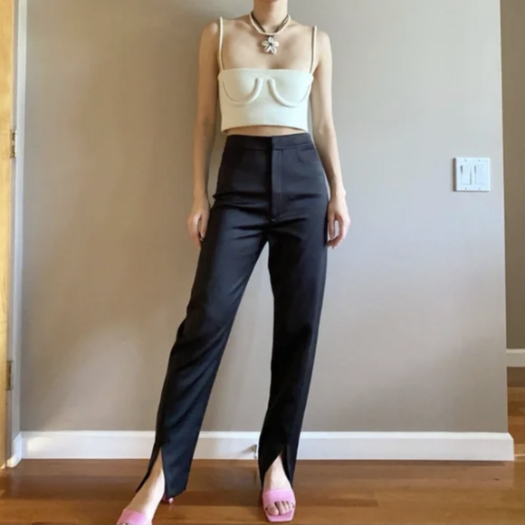 Split Hem Trousers